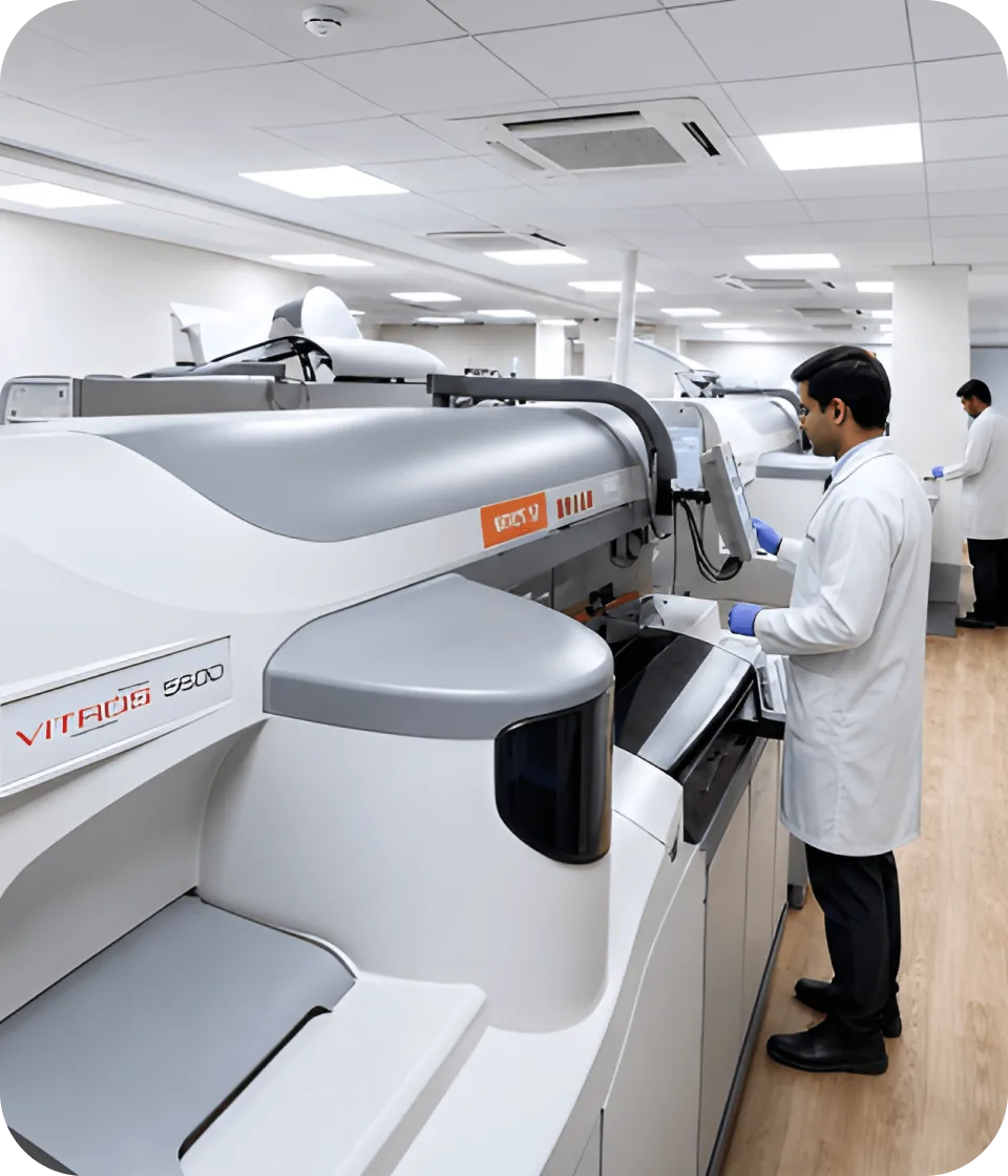 Centrifuge loaded with sample tubes